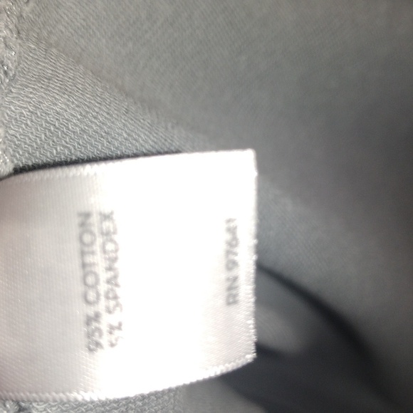 Gray/Blue J Jill Cotton Blend Shacket Light Sweatshirt Material LP - Picture 5 of 7